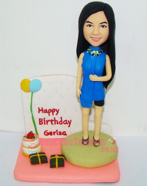 birthday cake topper for girl 