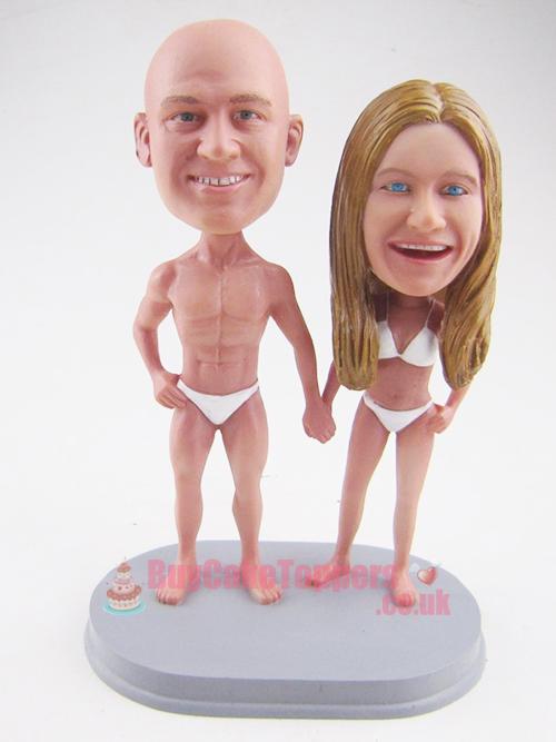 body builder theme cake topper