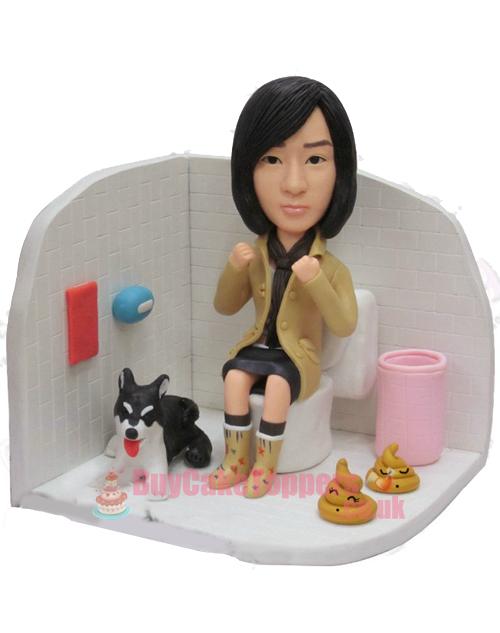 funny toilet girl custom figure funny toilet girl custom figure