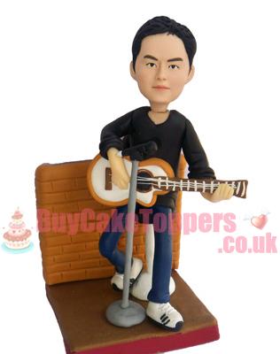 guitar man custom figurine