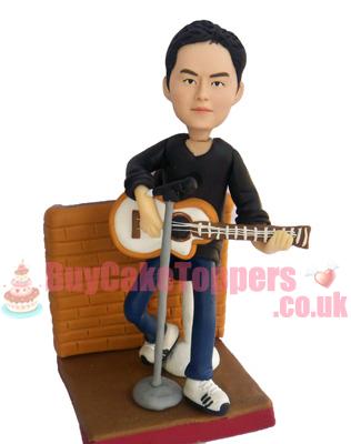 guitar man custom figurine 