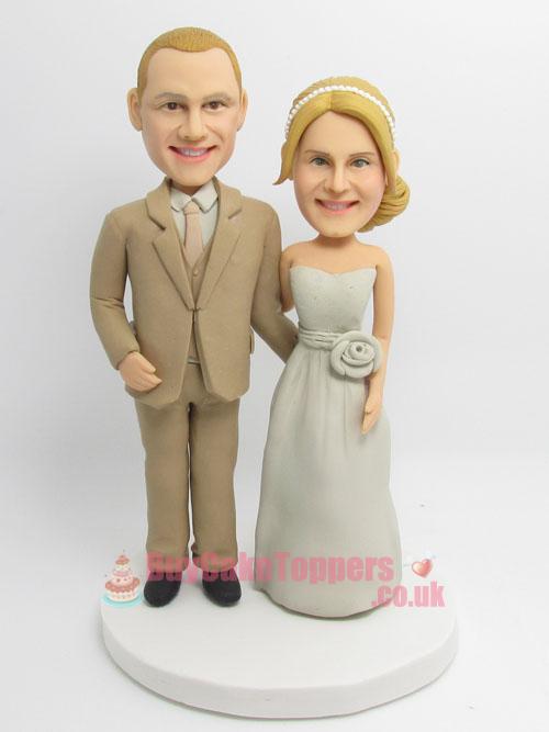 happy couple cake topper 