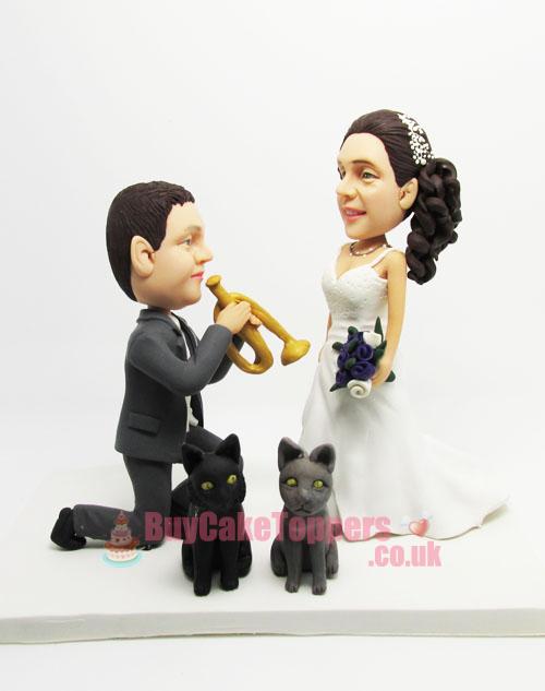 marry me theme cake topper