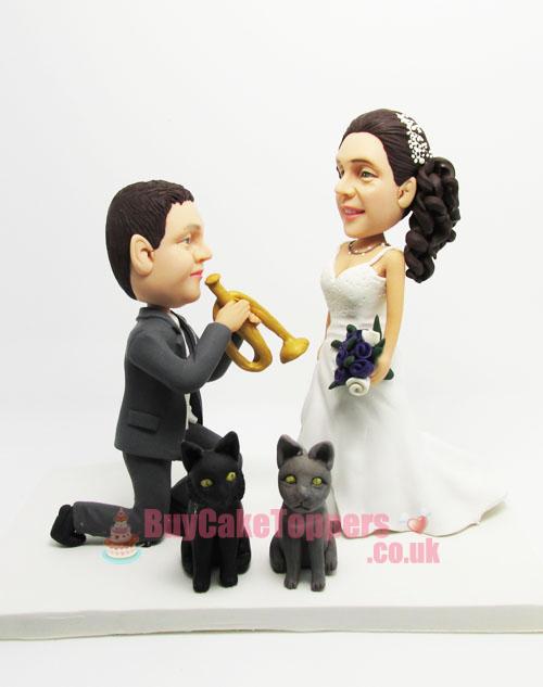 marry me theme cake topper
