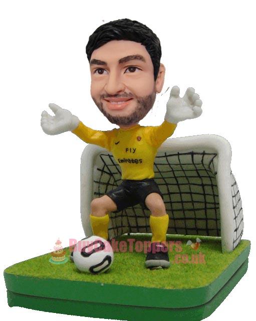 customised goal keeper figurine 