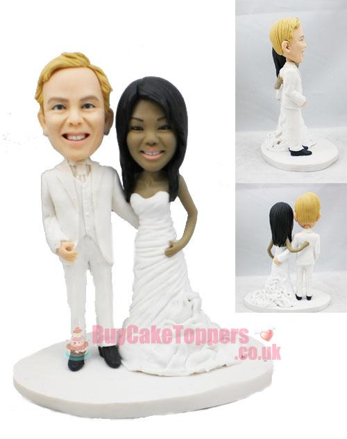 we are married cake topper