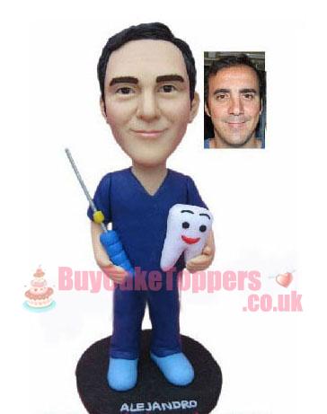 Personalised dentist action figure 