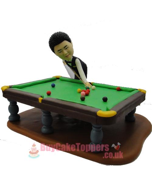 snooker pool player custom action figure 